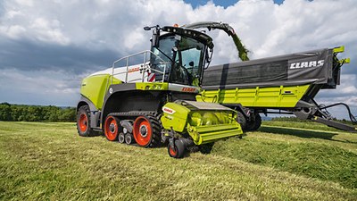 JAGUAR 900 HRC LRC Przyrządy robocze CARGOS 700 CLAAS POWER SYSTEMS TERRA TRAC